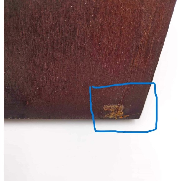 Cardinal Wooden Key Holder Box Wall Decor or Tabletop Rustic Cabin - Picture 9 of 10